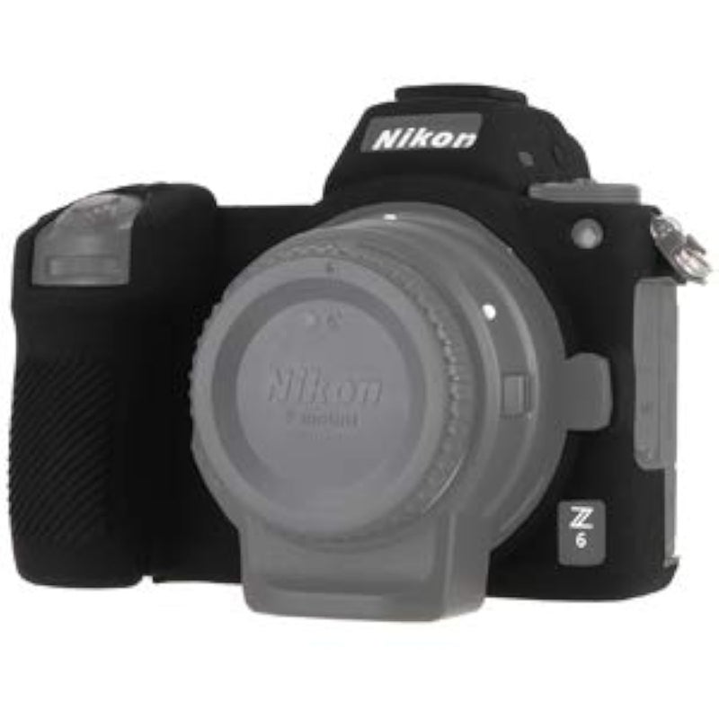 Easy Hood Camera Case Compatible with Nikon Z6 Z7 Z6 II Z7 II Digital Camera, Anti-Scratch Soft Silicone Rubber Housing Case Shell Protective Camera Cover Skin Protector (Black) - Image 1